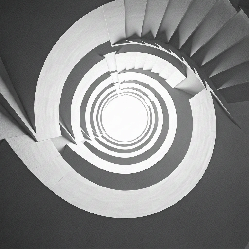 Arquitetura abstrata representando caminhos e estrutura